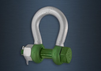Galvanised Green Pin Safety Pin Bow Polar Shackles