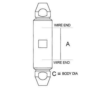 Premium Self Assembly Stay Connector - Diagram