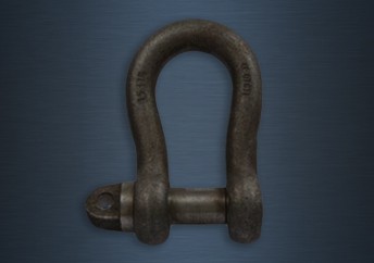 Large Bow Shackles Type A Screw Collar Pin