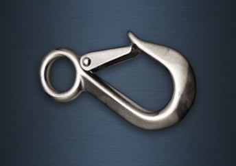 Large Eye Hook with Latch