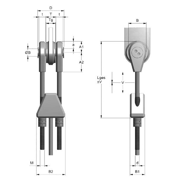 Fatzer Spelter Socket Take-Up Diagram