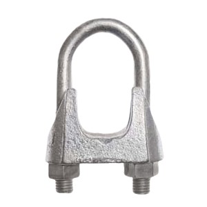 DIN-741 Galvanised Wire Rope Grips (without grooves)